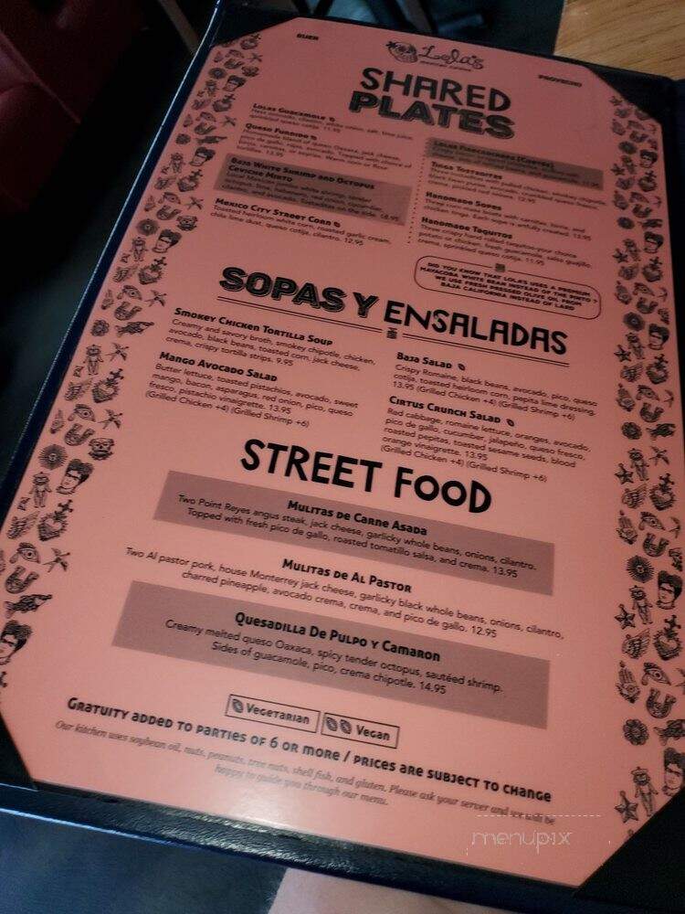 Lola's Mexican Cuisine-Bixby Knolls - Long Beach, CA menu_pic