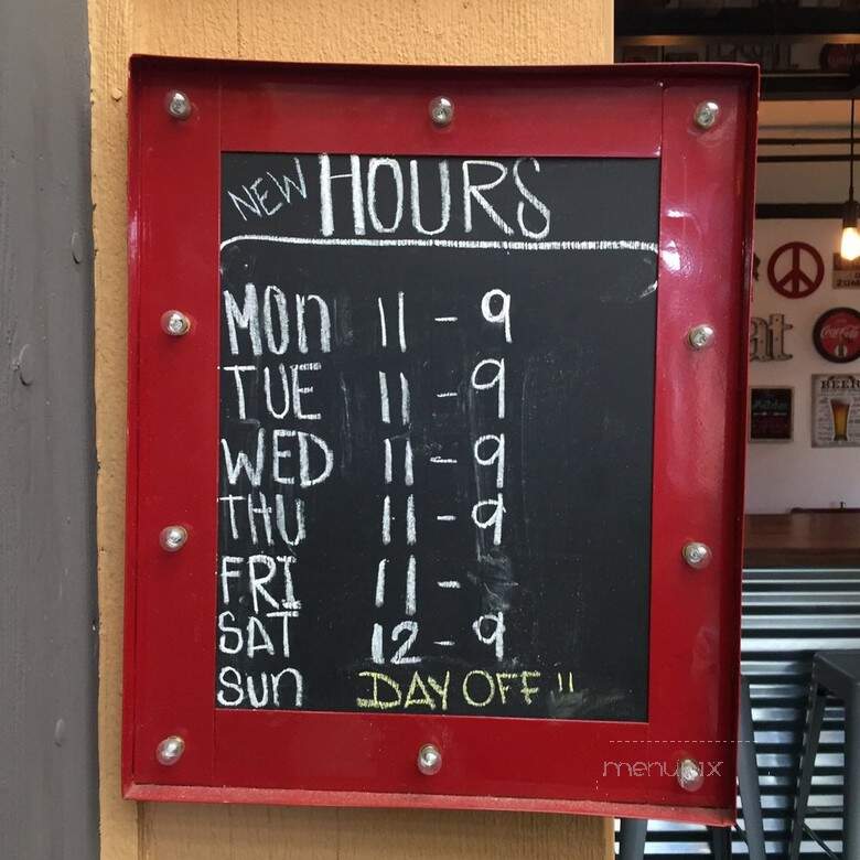 The Snack Shack - Berkeley, CA menu_pic