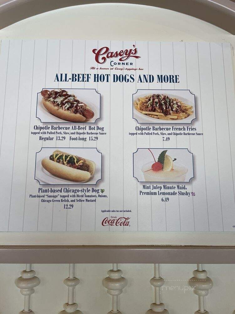 Casey's Corner - Orlando, FL menu_pic