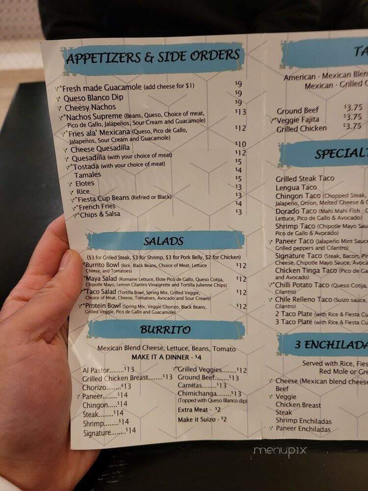 Taco Madre - Niles, IL menu_pic