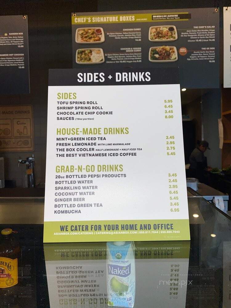 Asian Box - Irvine, CA menu_pic