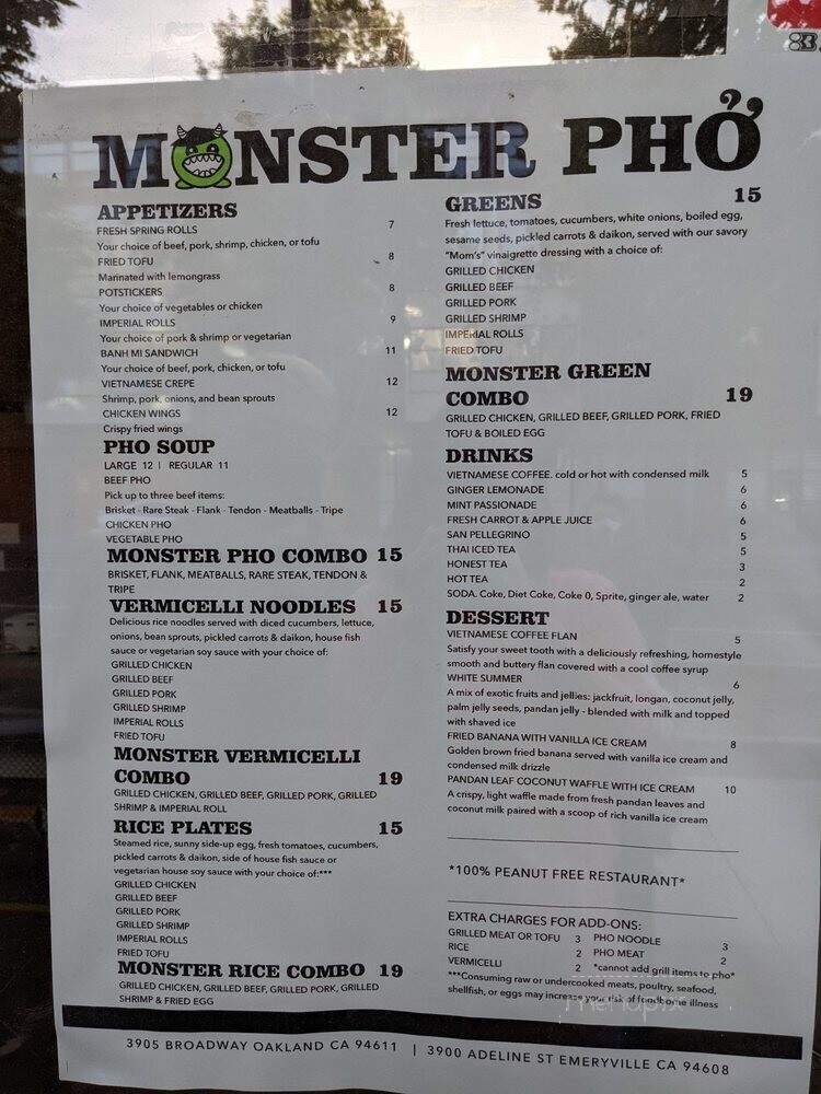 Monster Pho 2 - Emeryville, CA