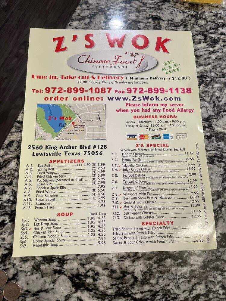 Z's Wok - Lewisville, TX