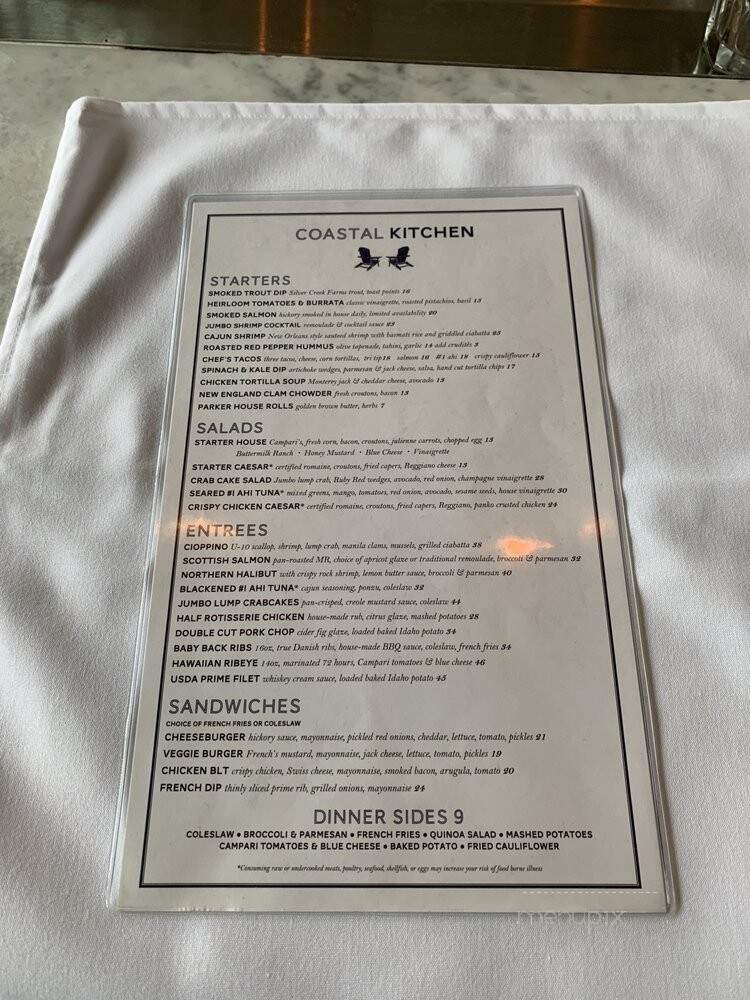 Coastal Kitchen - Dana Point, CA menu_pic