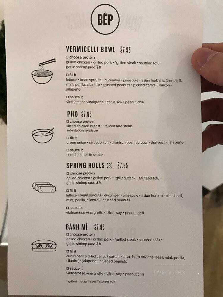 Bep Eatery - Minneapolis, MN menu_pic