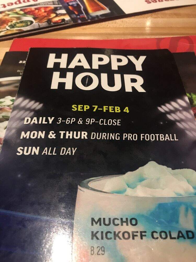 Applebee's - Anaheim, CA menu_pic