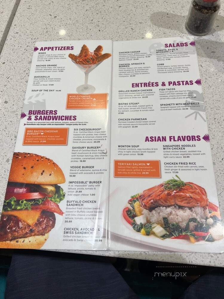 Planet Hollywood - Los Angeles, CA menu_pic