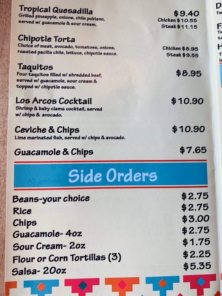Figaro's Mexican Southwestern Grill - Fresno, CA menu_pic