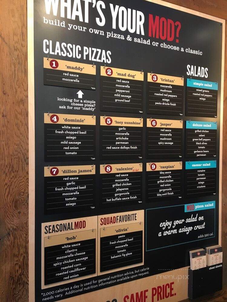 MOD Pizza - Canton, MI menu_pic