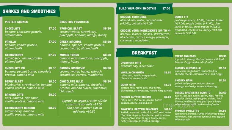 B Nutritious - Fountain Valley, CA menu_pic