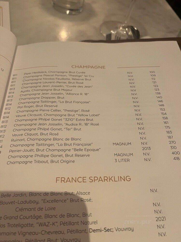 The Katharine Brasserie and Bar - Winston-Salem, NC menu_pic
