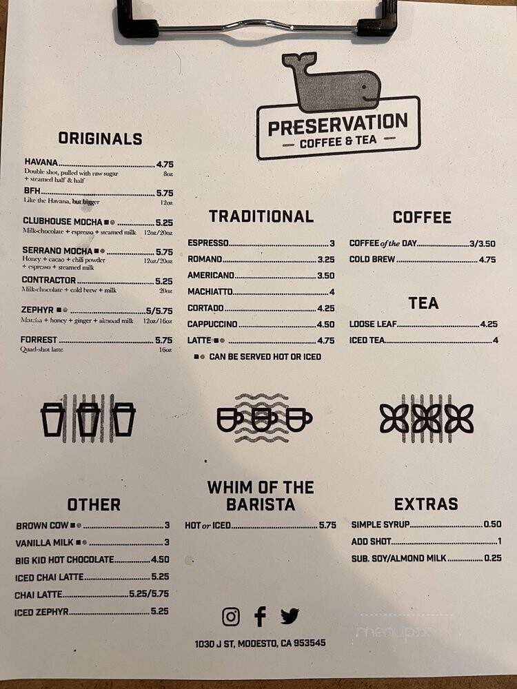 Preservation Coffee & Tea - Modesto, CA
