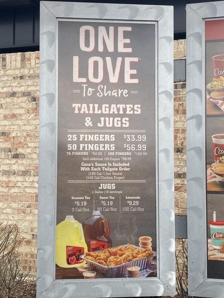 Raising Cane's Chicken Fingers - North Riverside, IL menu_pic