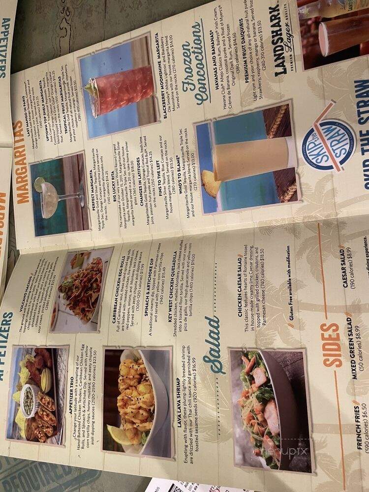 Air Margaritaville - Miami, FL menu_pic