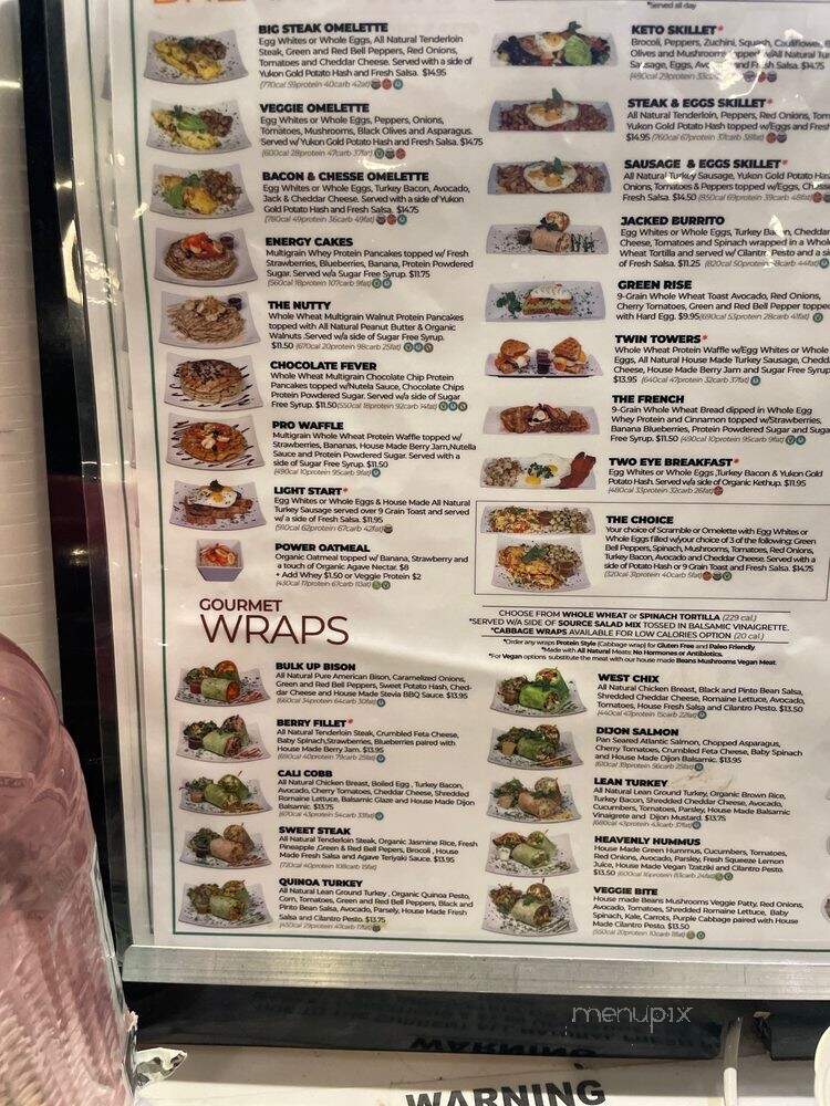 The Protein Source - Las Vegas, NV menu_pic
