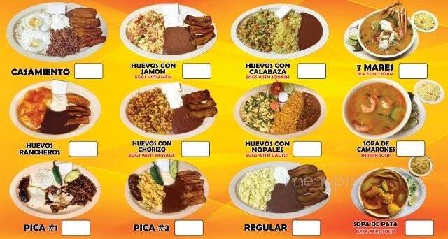 Pico Pica Rico - Los Angeles, CA menu_pic