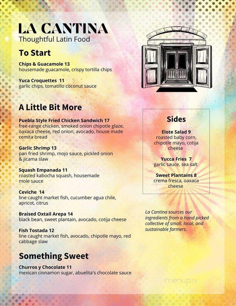 Starr Bar - Brooklyn, NY menu_pic