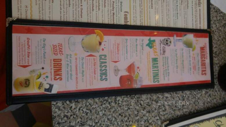Chuy's - Corpus Christi, TX menu_pic