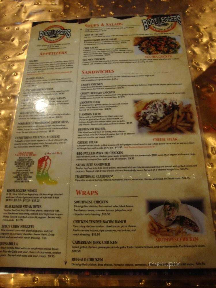Bootleggers Saloon & Eatery - Elk River, MN menu_pic