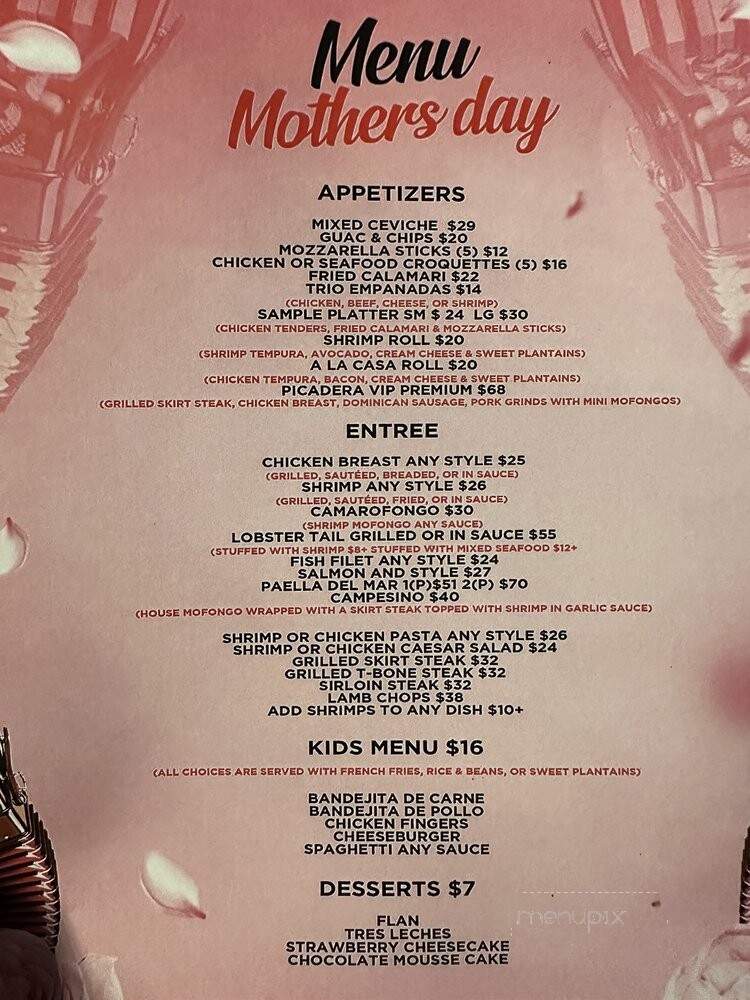 El Rey IV Billiard & Lounge - Woodhaven, NY menu_pic