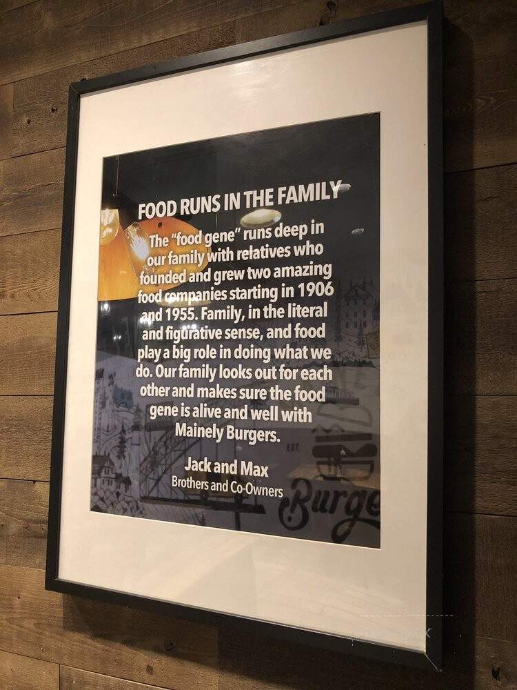 Mainely Burgers - Cambridge, MA menu_pic