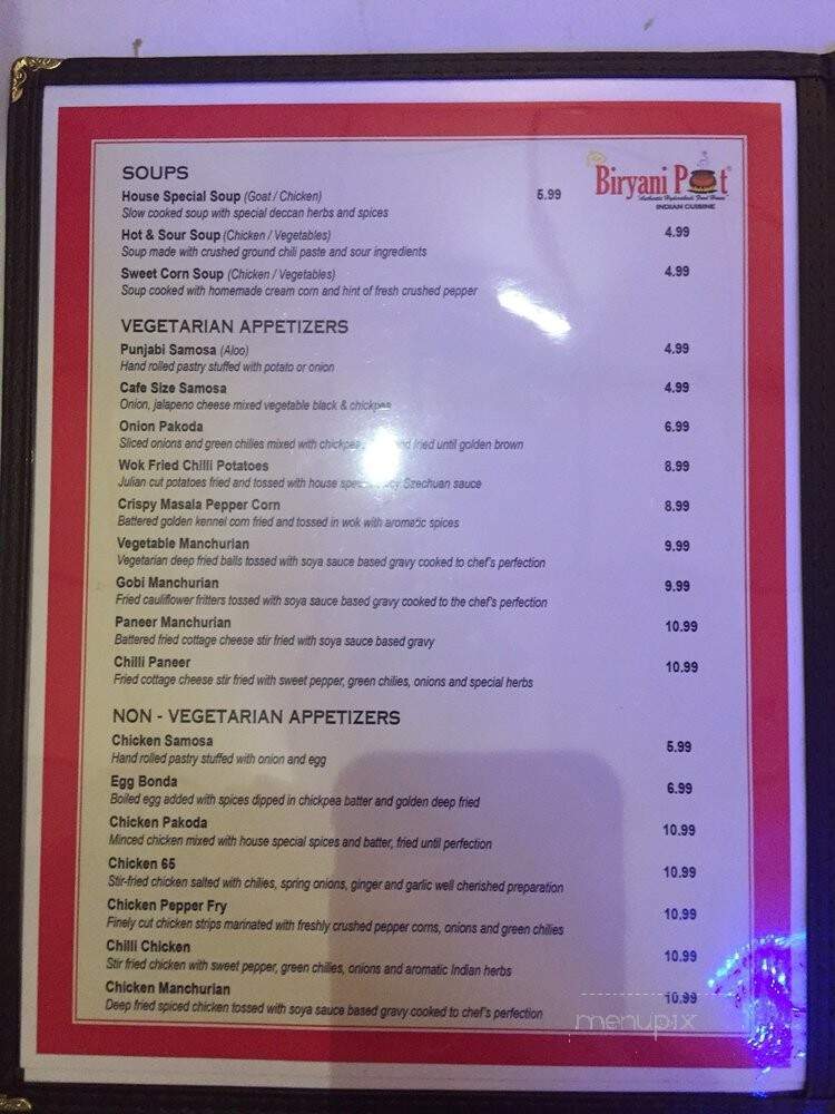 Biryani Pot - Parsippany, NJ menu_pic