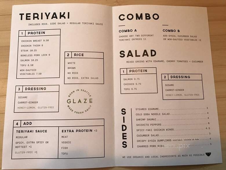 Glaze Teriyaki - Brooklyn, NY menu_pic
