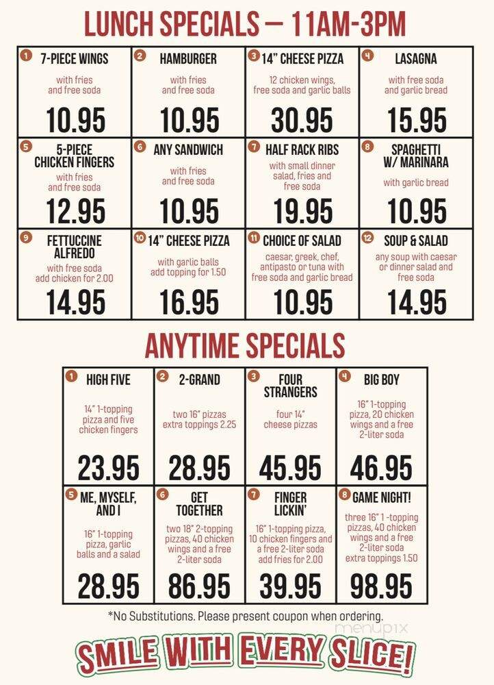 Grand Pizza - Las Vegas, NV menu_pic