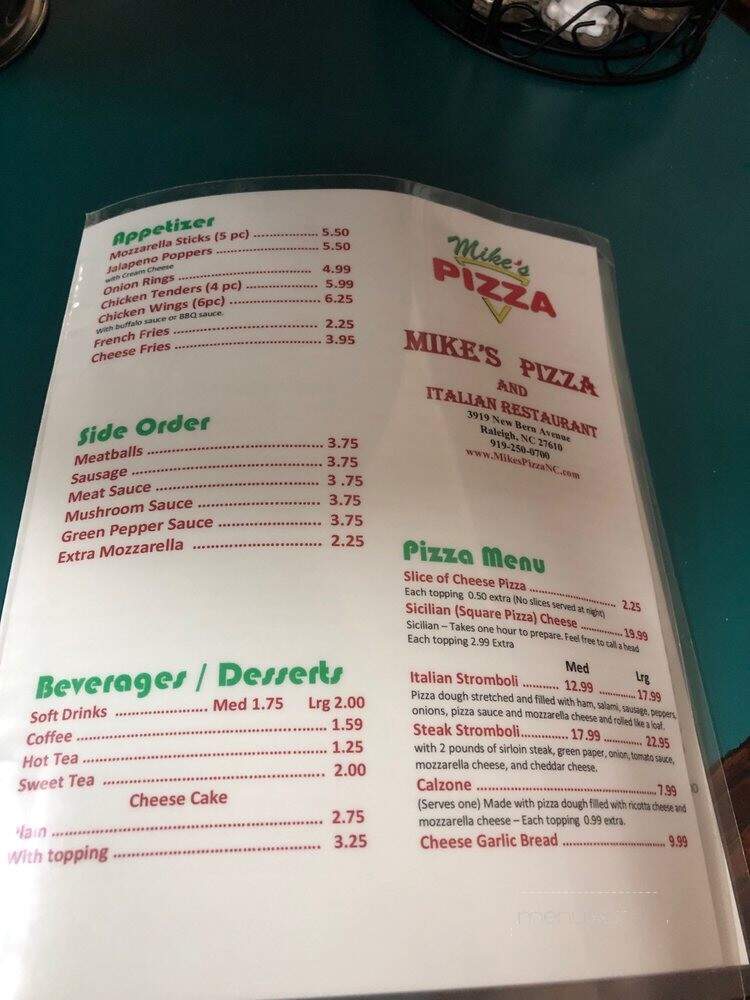 Mike's Pizza - Raleigh, NC