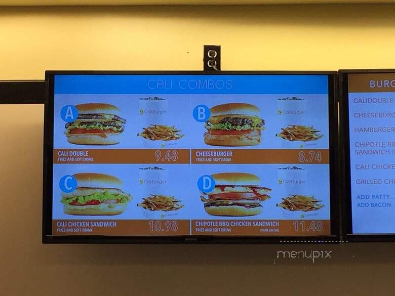 CaliBurger - Pasadena, CA menu_pic