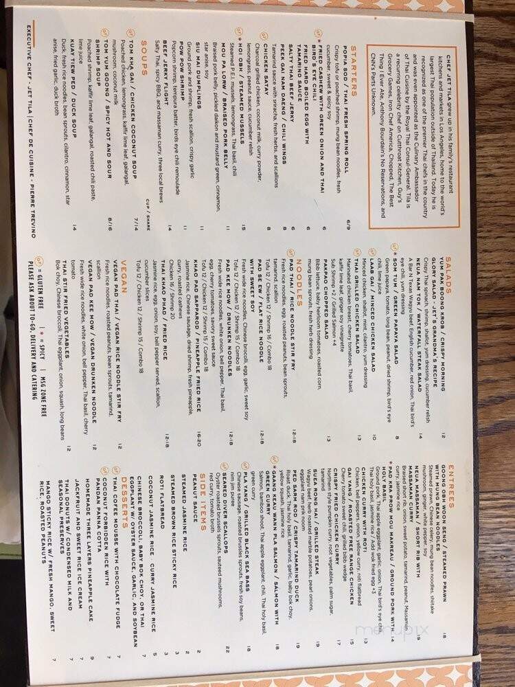 Pakpao Thai - Plano, TX menu_pic