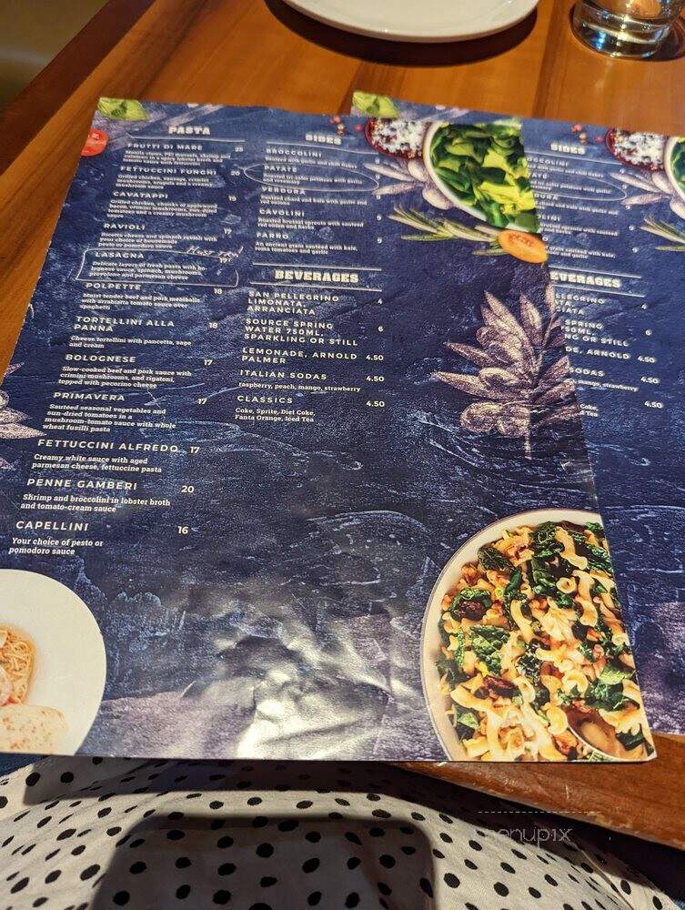 Vixi Cucina Italiana - San Francisco, CA menu_pic