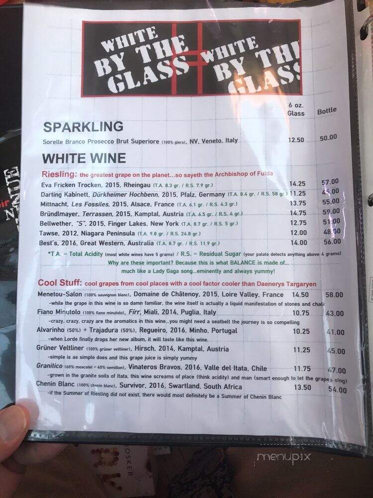 Terroir At The Porch - New York, NY menu_pic