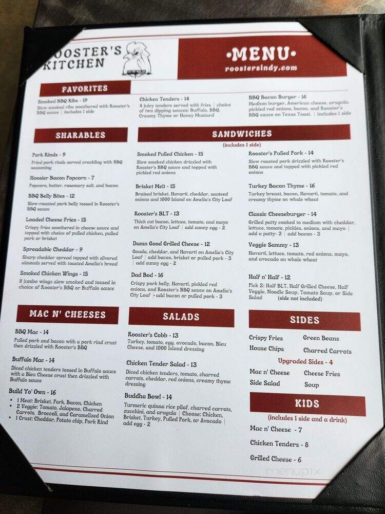 Rooster's Kitchen - Indianapolis, IN menu_pic
