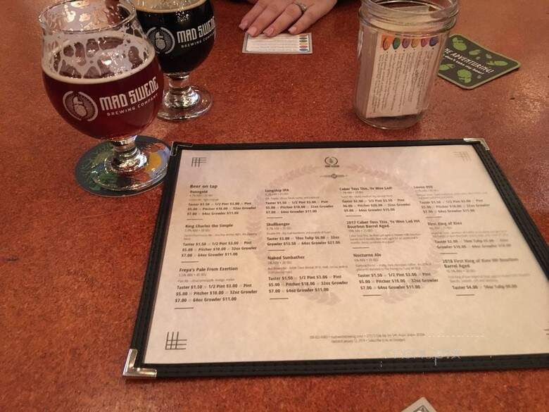 Mad Swede Brewing - Boise, ID menu_pic