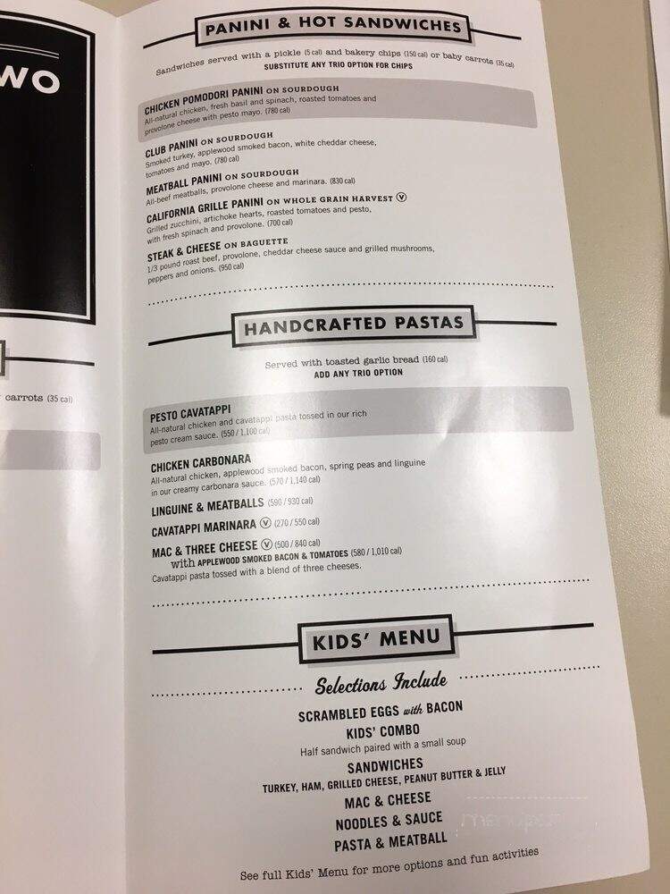 Corner Bakery Cafe - Long Beach, CA menu_pic