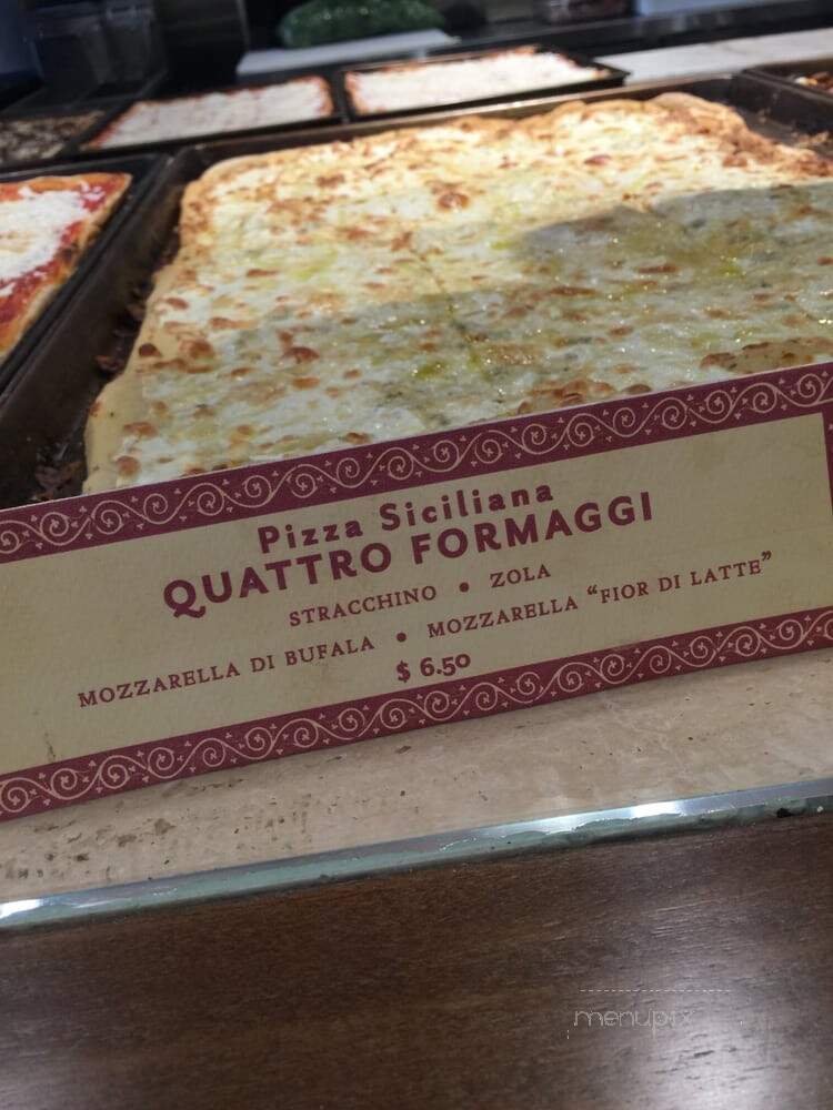 Filaga Pizzeria - New York, NY menu_pic