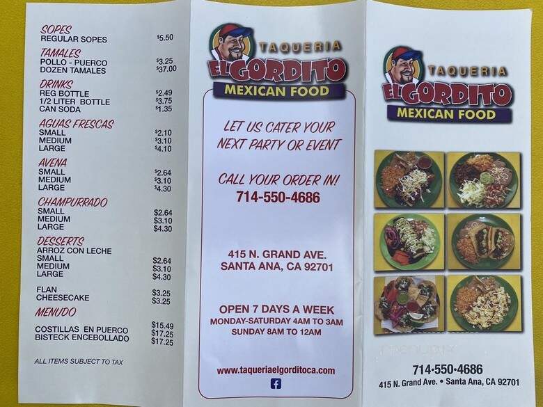 Taqueria El Gordito - Santa Ana, CA