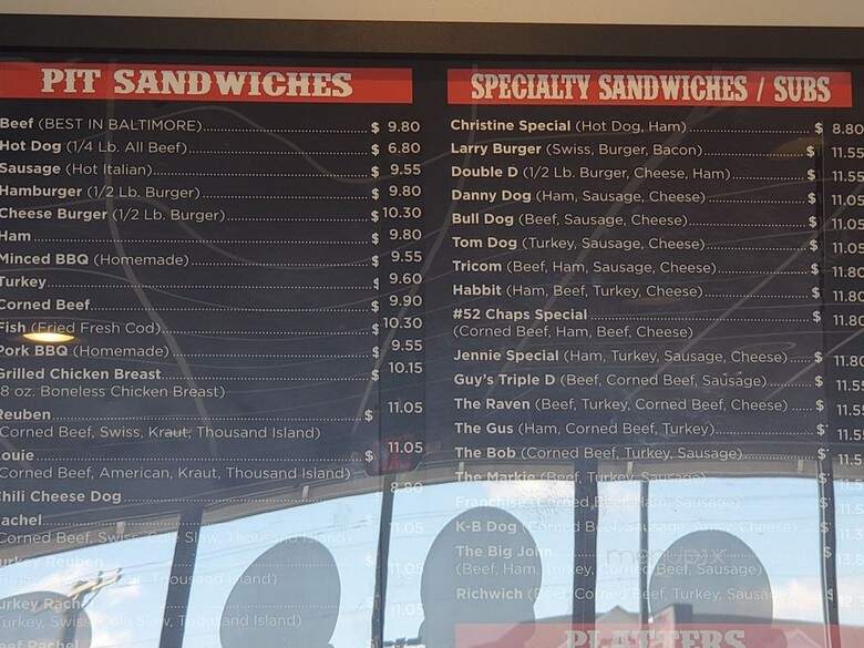 Chaps Pit Beef - Aberdeen, MD menu_pic
