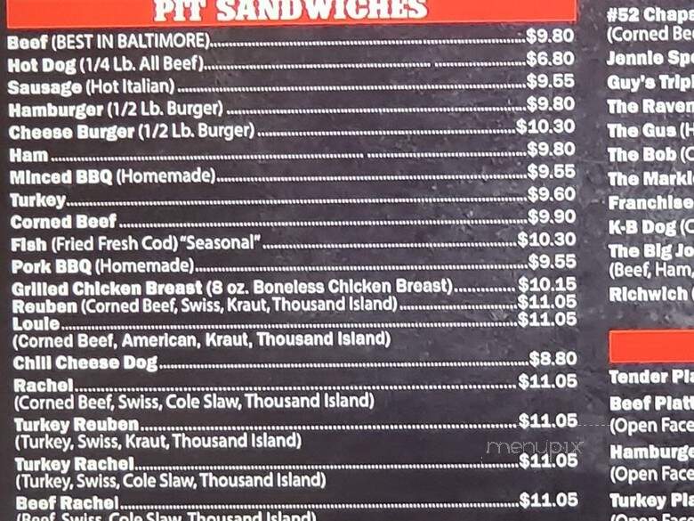 Chaps Pit Beef - Aberdeen, MD menu_pic