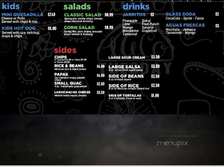 Los Gueros Taquerias - Saddle Brook, NJ menu_pic