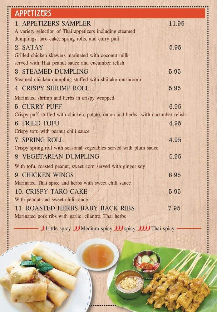 Herbs Thai Kitchen - Brick, NJ menu_pic