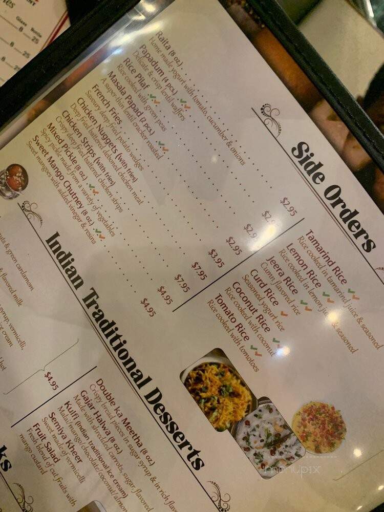 Minerva Indian Restaurant - Tampa, FL menu_pic