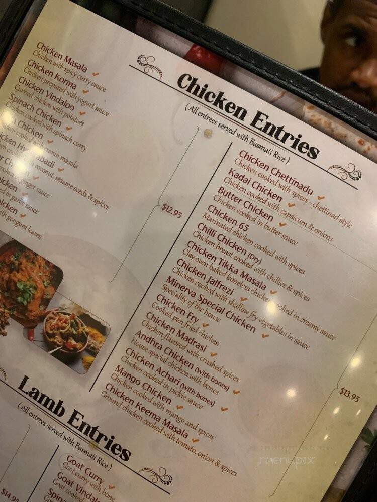 Minerva Indian Restaurant - Tampa, FL menu_pic