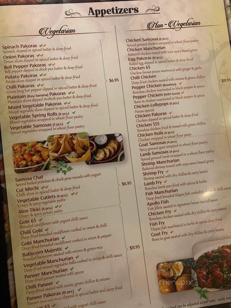 Minerva Indian Restaurant - Tampa, FL menu_pic
