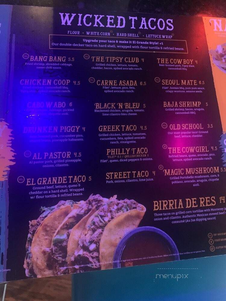 Tipsy Taco - Greenville, SC menu_pic