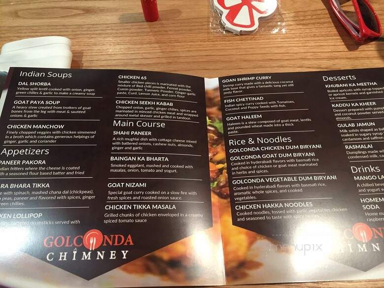 Golconda Chimney - Jersey City, NJ menu_pic