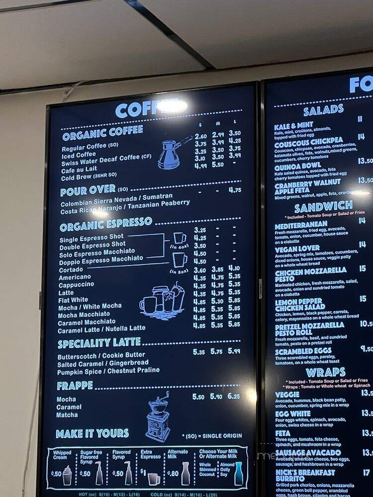 Ateaz Organic Coffee & Tea - Kew Gardens, NY menu_pic