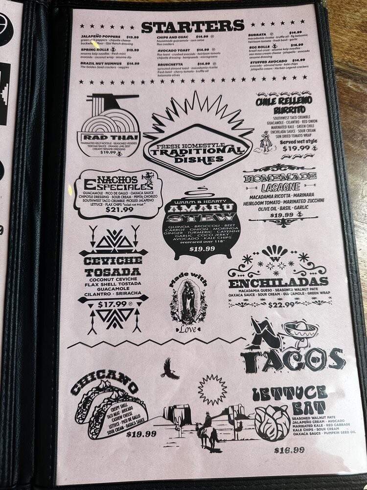 Wild Living Foods - Los Angeles, CA menu_pic