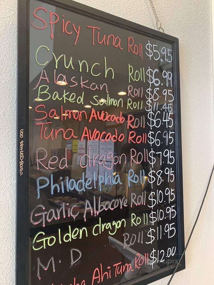 Coral Fish Poke Shop - Los Angeles, CA menu_pic
